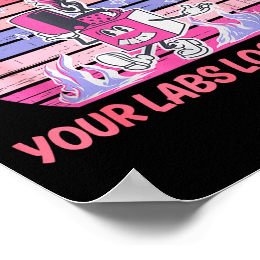 Funny Medically Gaslit Your Labs Look Great  ポスター (角)