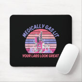 Funny Medically Gaslit Your Labs Look Great マウスパッド (マウス)