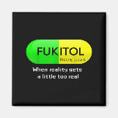 Funny Medication Gooditol Capsule Pharmacy Humor  マグネット (正面)