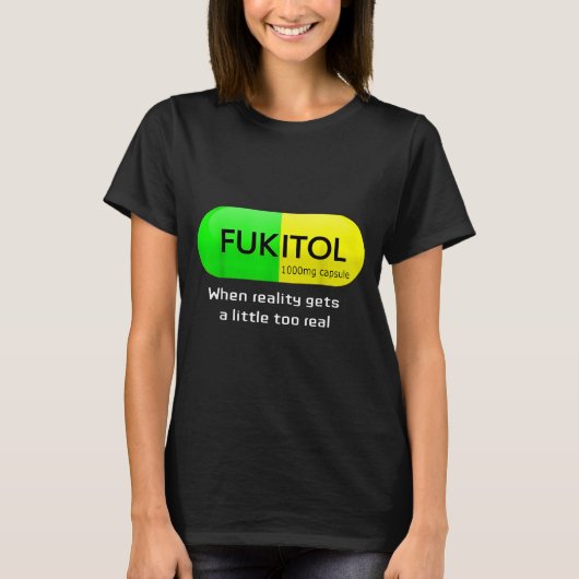 Funny Medication Gooditol Capsule Pharmacy Humor  Tシャツ (正面)