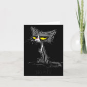 Funny Meh Cat Gift For Cat Lovers  カード (正面)