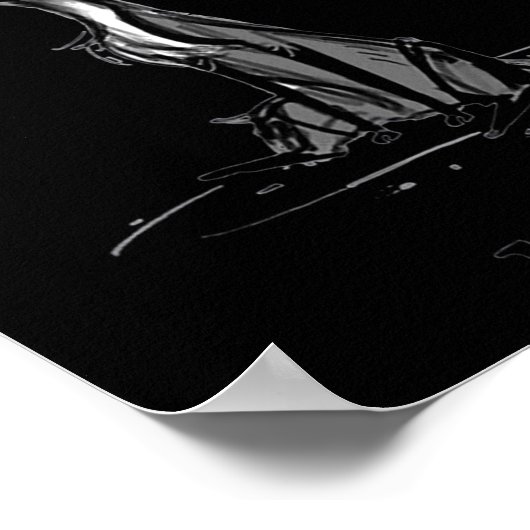 Funny Meh Cat Gift For Cat Lovers  ポスター (角)