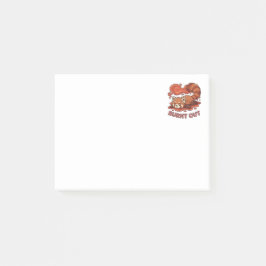 Funny Melting Red Panda Burnt Out Sticker | Cute  ポストイット