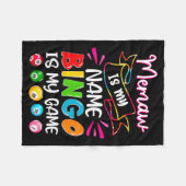 Funny Memaw Is My Name Bingo Is My Game, Bingo Lov フリースブランケット (正面(横))