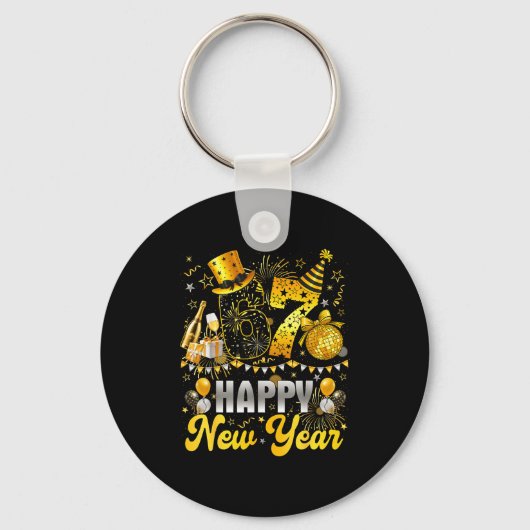 Funny Meme 67 Happy New Year 2026 Six Seven Family キーホルダー (正面)