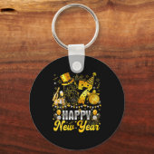 Funny Meme 67 Happy New Year 2026 Six Seven Family キーホルダー (正面)