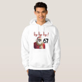 Funny Meme 67 Santa Christmas Sweatshirt  パーカ (正面フル)