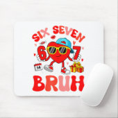 Funny Meme 67 Six Seven Bruh Valentine Heart Toddl マウスパッド (マウス)
