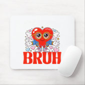 Funny Meme 67 Six Seven Bruh Valentine Heart Women マウスパッド (マウス)