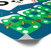 Funny Meme 6 7 Festive Ker Bruh Christmas Tree San ポスター (角)