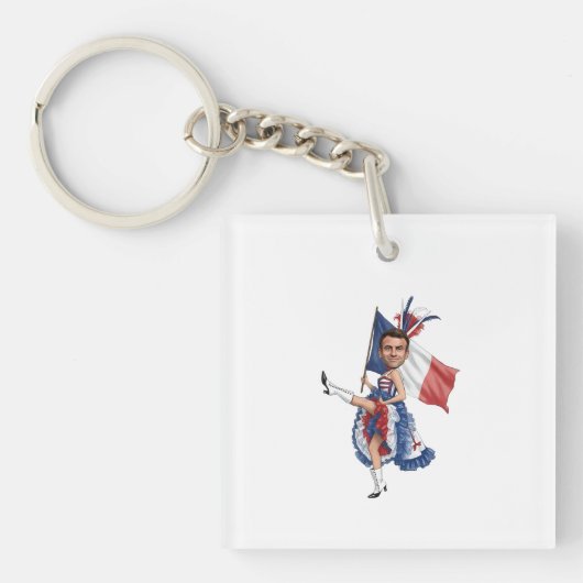Funny Meme Design Keychain Cute Humor Accessory キーホルダー (正面)