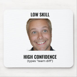 Funny Meme Gamer Mousepad Low Skill マウスパッド