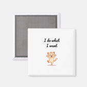 Funny Meme Illustration Magnet マグネット (正面/裏面)