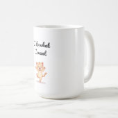 Funny Meme Illustration Mug コーヒーマグカップ (正面右)