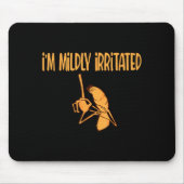 Funny Meme I'm Mildly Irritated Marcus The Worm Sa マウスパッド (正面)