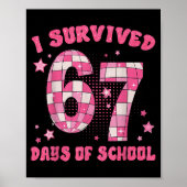 Funny Meme Six Seven Teacher I Survived 67 Days Of ポスター (正面)