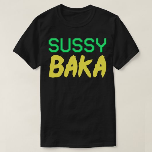 Funny Meme Sussy Baka Pullover  Tシャツ (デザイン正面)