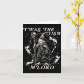 Funny Meme Twas The Tism M Lord Autism Frog Graphi カード (黄色い花)