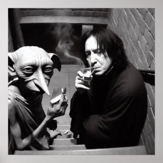 Funny memes movie hallowen bw  ポスター (正面)