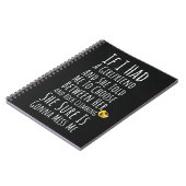 Funny Men Rock Climbing Gifts Bouldering Climber ノートブック (左側)