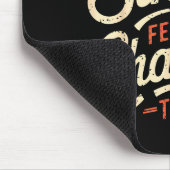 Funny Men Women Humor I'm Single Feel To Change Th マウスパッド (コーナー)