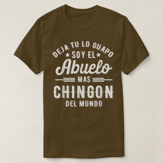 Funny Mens Camisa Deja Tu Lo Guapo Soy El Abuelo M Tシャツ (デザイン正面)