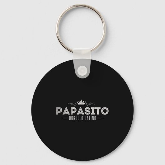 Funny Mens Papasito Father's Day Design For Man キーホルダー (正面)