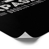 Funny Mens Papasito Father's Day Design For Man  ポスター (角)