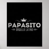 Funny Mens Papasito Father's Day Design For Man  ポスター (正面)