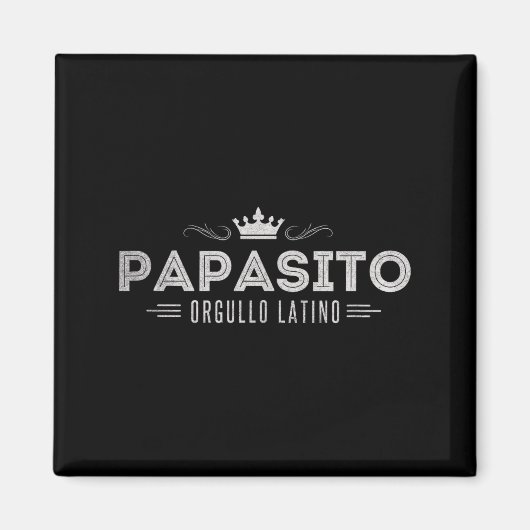 Funny Mens Papasito Father's Day Design For Man  マグネット (正面)