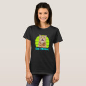 Funny Meow Surprised Cat, Ew. People Illustration Tシャツ (正面フル)