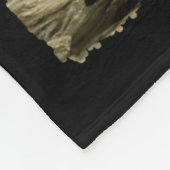 Funny Meowl Meme, Cat Owl Meme Brainrot Gen Alpha  フリースブランケット (角)