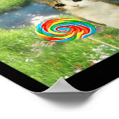 Funny Meowl Meme, Cat Owl Meme Brainrot Gen Alpha  ポスター (角)