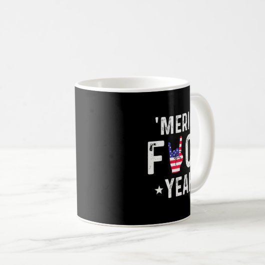 Funny Merica For Yeah 4th Of July  コーヒーマグカップ (正面右)