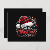 Funny Merry Christmas エンクロージャーカード (正面/裏面)