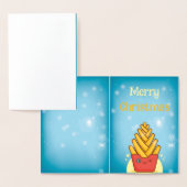Funny Merry Christmas 箔カード (ディスプレー)