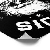 Funny Merry Rizzmas Sigmas Kids Teens School Chris ポスター (角)