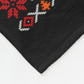 Funny Merry Swishmas Basketball Christmas Reindeer フリースブランケット (角)