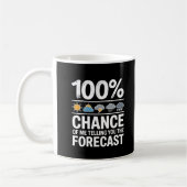 Funny Meteorology Gift Weather Enthusiasts コーヒーマグカップ (左)
