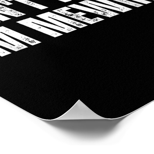 Funny Mewing Design Mewing Technique Can't Talk I' ポスター (角)