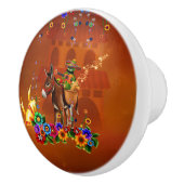 Funny mexican cactus セラミックノブ (右)