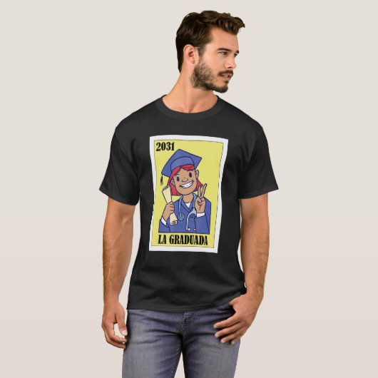 Funny Mexican Design for Graduation - La Graduada Tシャツ (正面フル)