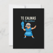 Funny Mexican Spanish Grandma 案内状 (裏面)