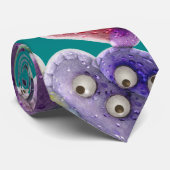 Funny Microscopic Unicellular Organism - Abstract ネクタイ (ロール)