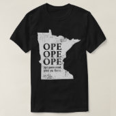 Funny Midwest Ope Minnesota Open Just Gonna Sneak Tシャツ (デザイン正面)
