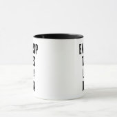 Funny Military Retirement マグカップ (中央)