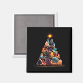 Funny Minerals Christmas Tree Graphic Crystals  マグネット (正面/裏面)
