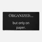 Funny Minimalist Desk Mat Office Humor デスクマット (正面)