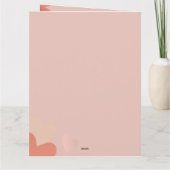 Funny Minimalist Retro Pop Valentine's Day  カード (裏面)