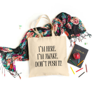 Funny Minimalist Tote Bag トートバッグ